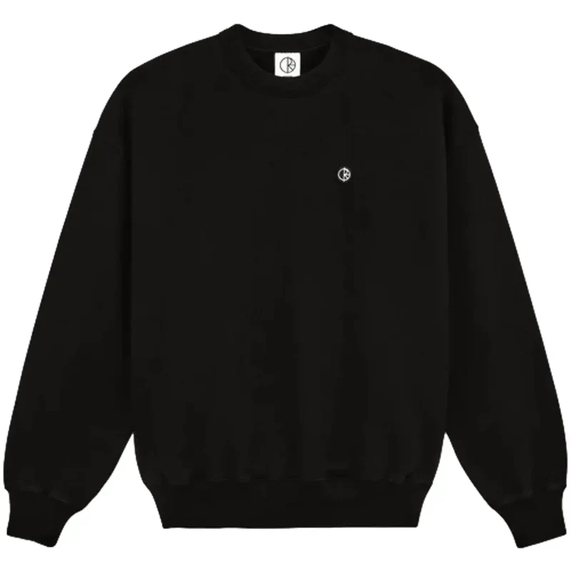 Polar Skate Felpa Girocollo Patch Nera