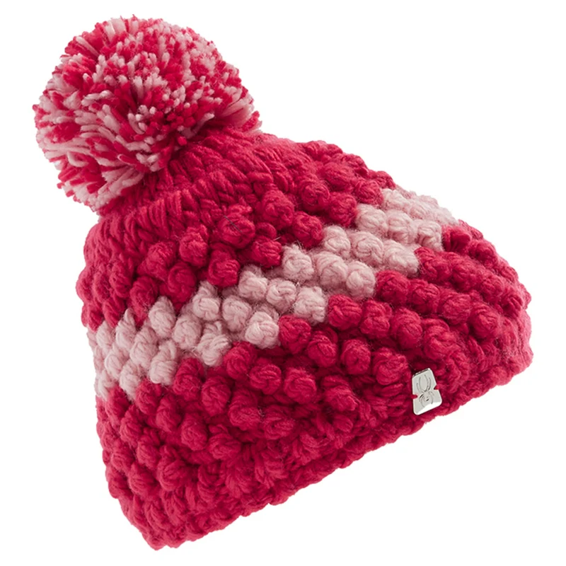 Spyder Bitsy Brrr Berry Girl's PomPom Beanie