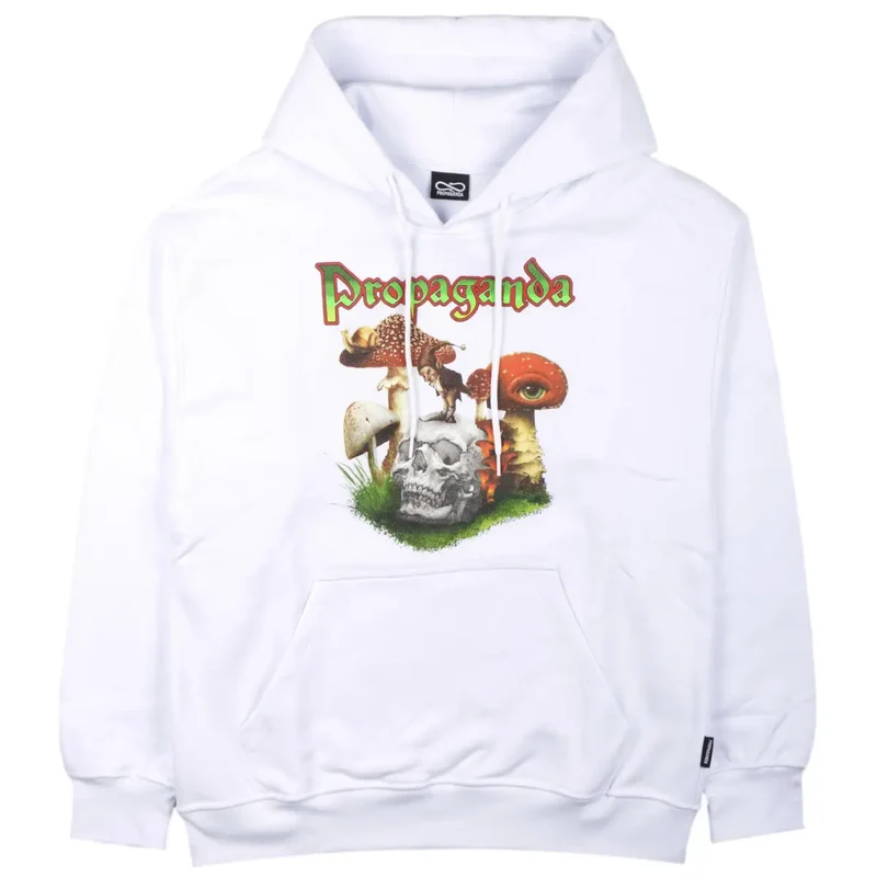 Felpa Propaganda White Amanita Hoodie