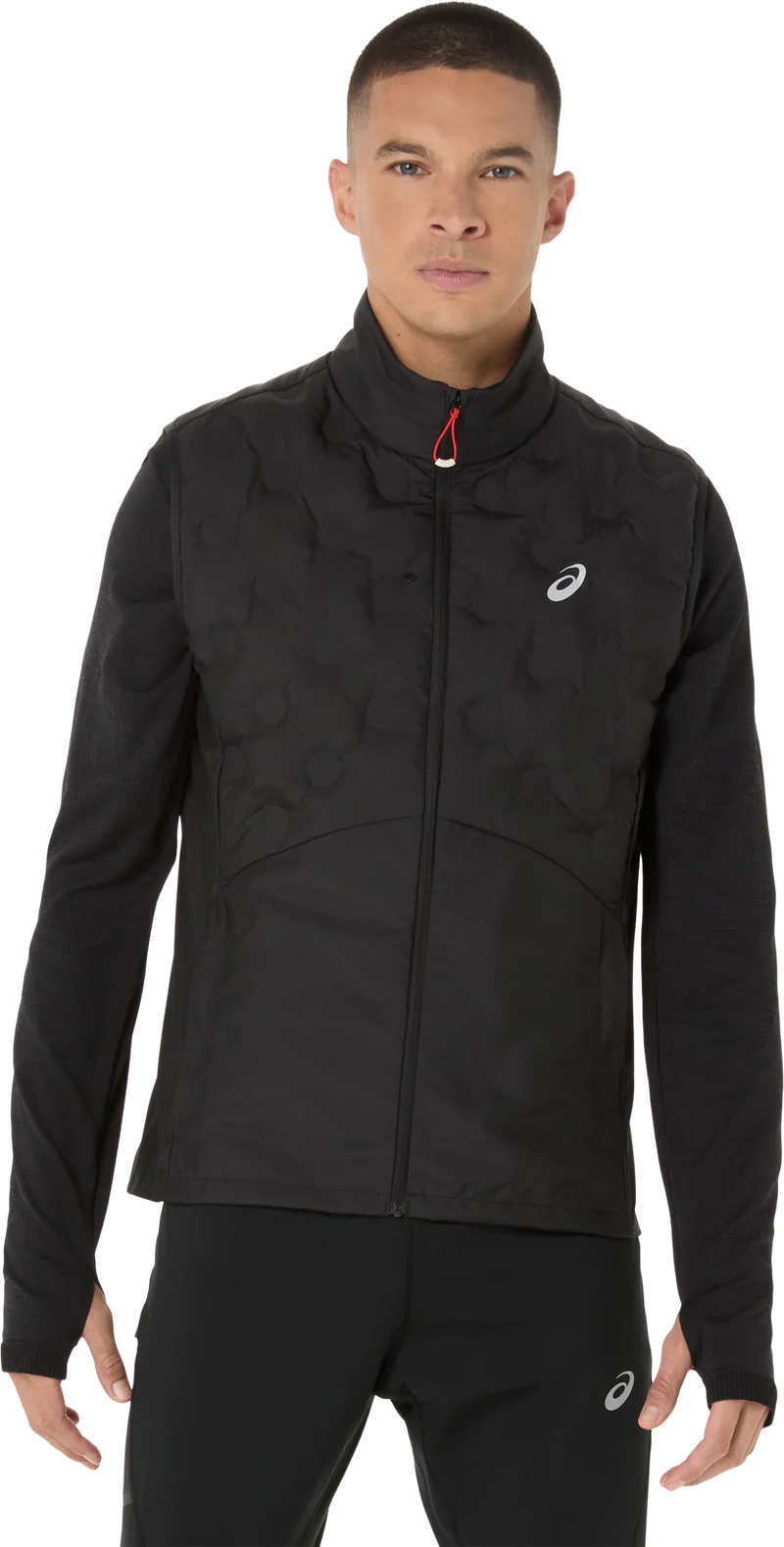 ASICS ROAD WINTER GILET Herren Laufweste Schwarz