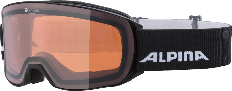 ALPINA Herren Brille NAKISKA Q - Skibrille mit Panoramascheibe