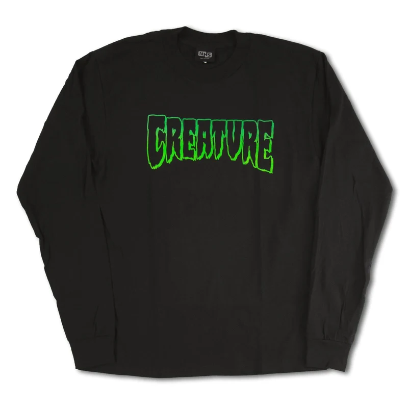 Creature Long Sleeve T Shirt Logo Outline