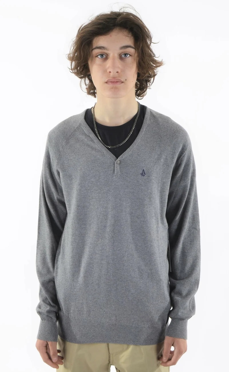 Volcom Votel Sweater Maglioncino Light Grey