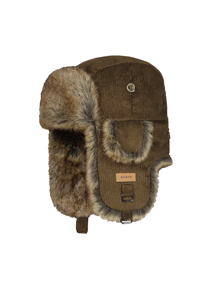BARTS Rib Bomber - Größenverstellbarer Winterhut aus Cord