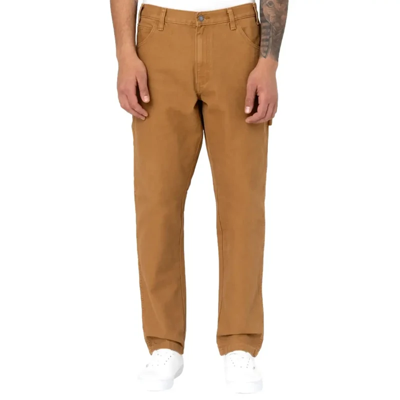 Pantalone Dickies Carpenter Pant Stone Washed Brown Duck