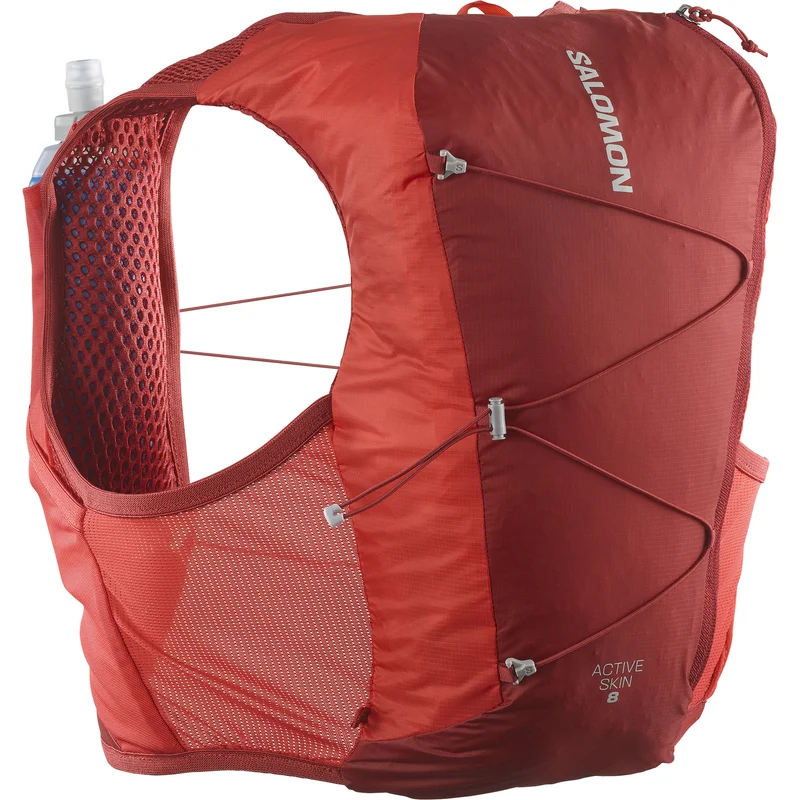 SALOMON Active Skin 8 Set Red Dahlia Rucksack