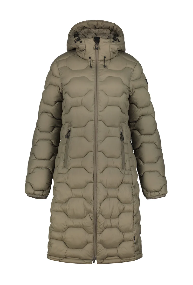 ICEPEAK Damen Mantel Daunenoptik mit REPREVE®-Fasern