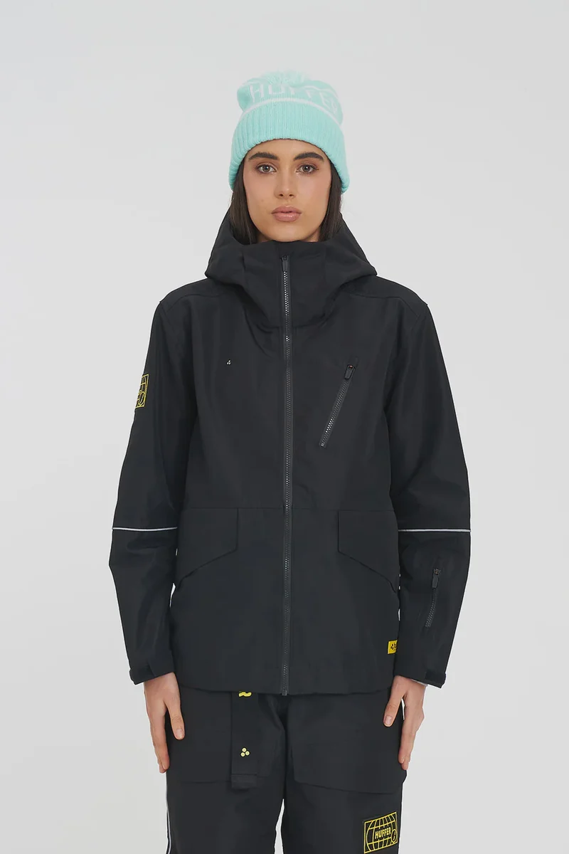 Huffer Women's Slowpoke Snow Jacket Black