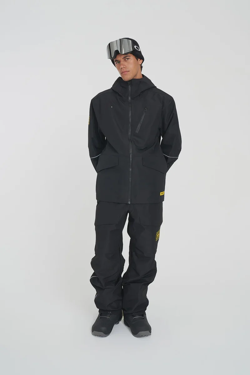 Huffer Men's Slowpoke Snow Jacket Black