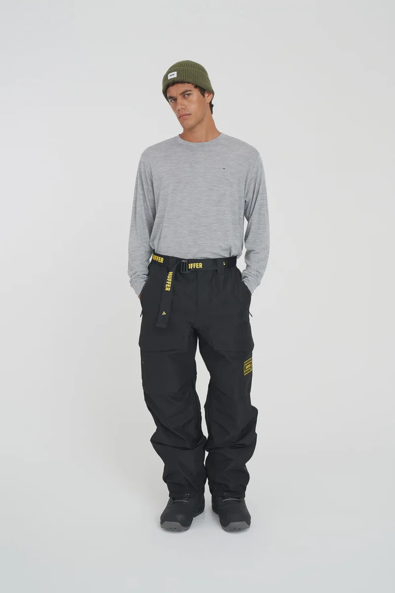 Huffer Men's M1 Snow Pant Black