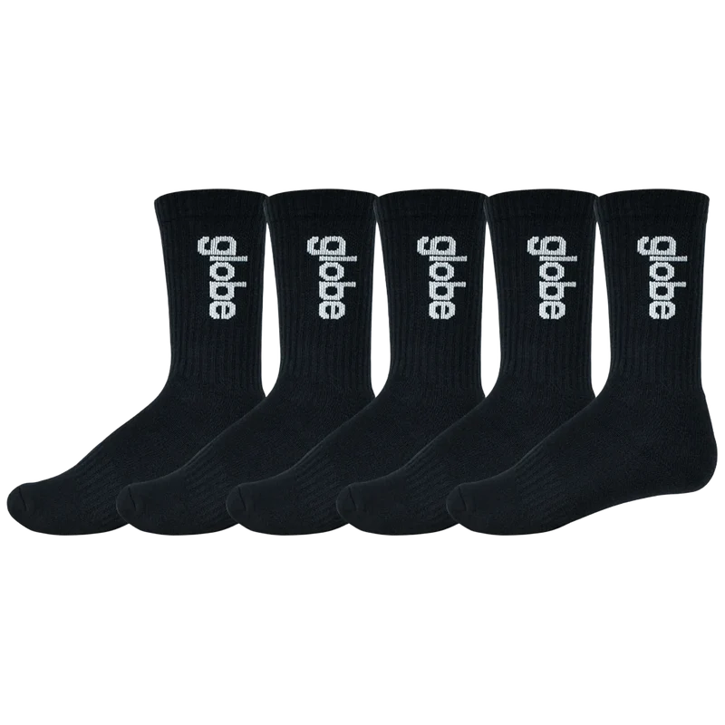 Og Vert Logo Hi Crew 5 Pack Sock