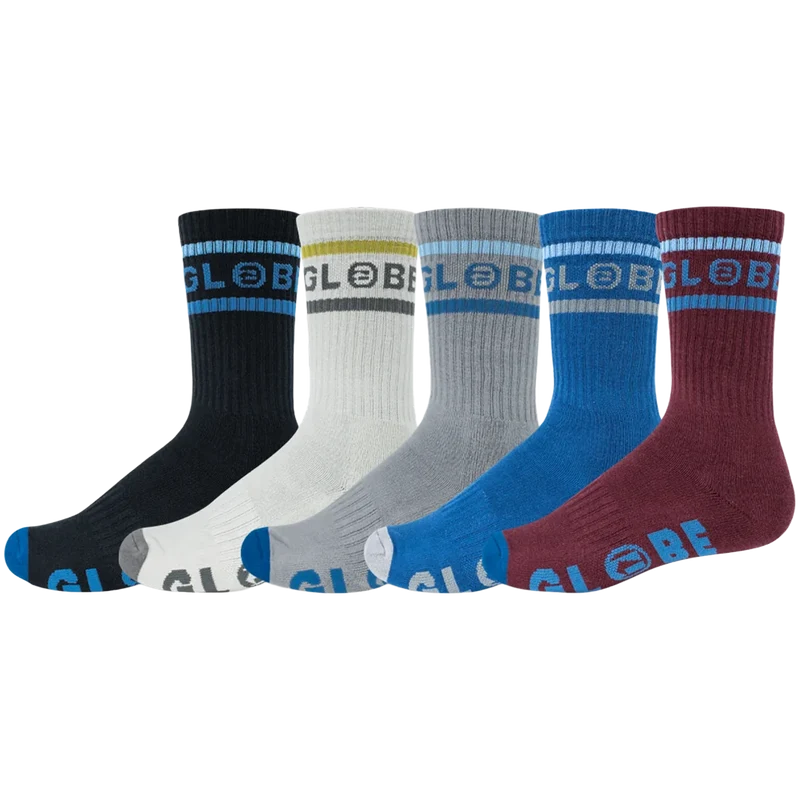 Tilt Hi Crew 5 Pack Sock