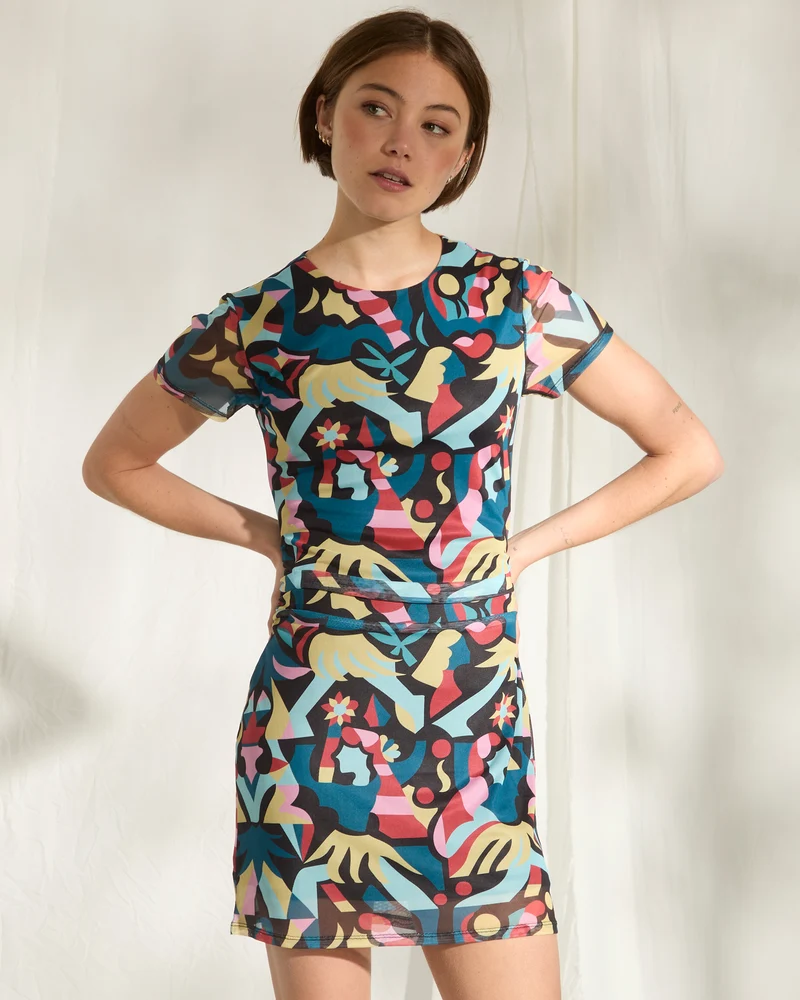 Bruno Lucas Kleid - Multi