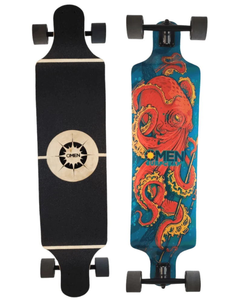 Omen: 38.5" Dominator Kraken Longboard Complete