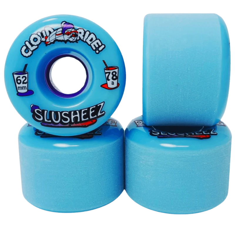 Cloud Ride: 62mm Slusheez Longboard Skateboard Wheel