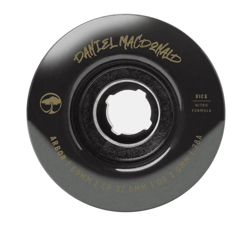 Arbor: 69mm Vice Daniel Macdonald 78a Longboard Wheel