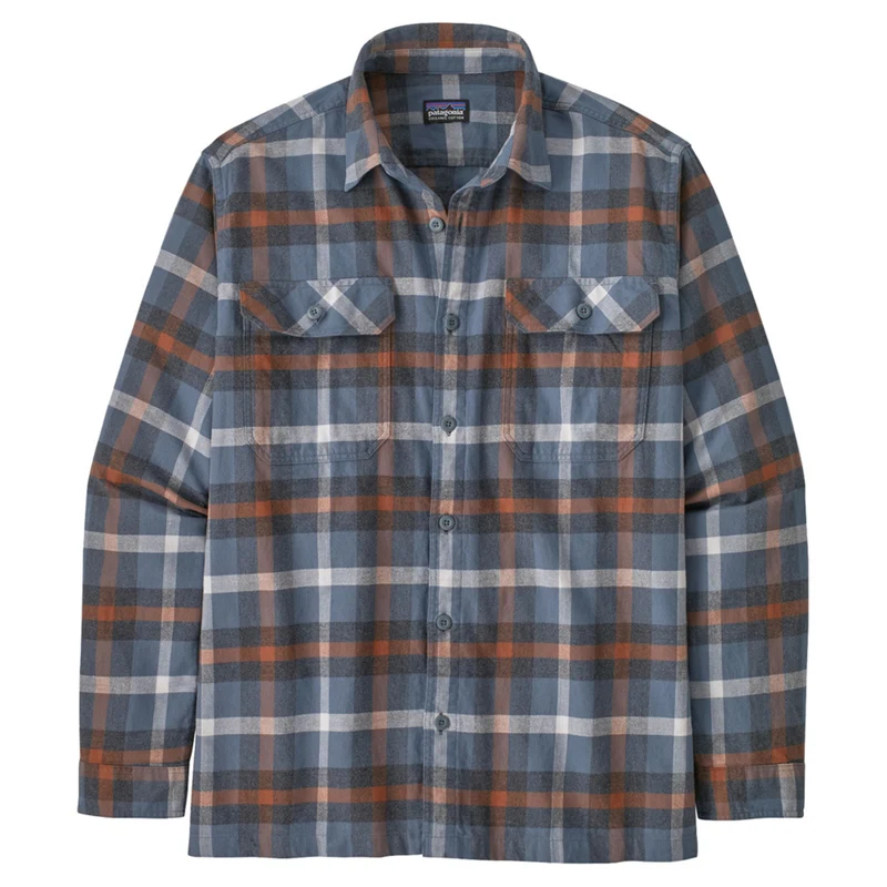 Patagonia Long-Sleeved Organic Cotton Midweight Fjord Men's Flannel Shirt