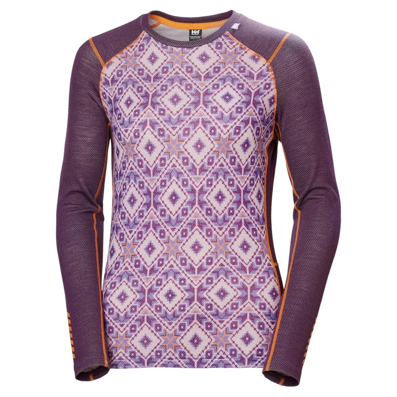 Helly Hansen Lifa Merino Midweight Graphic Long-Sleeve Women's Crew