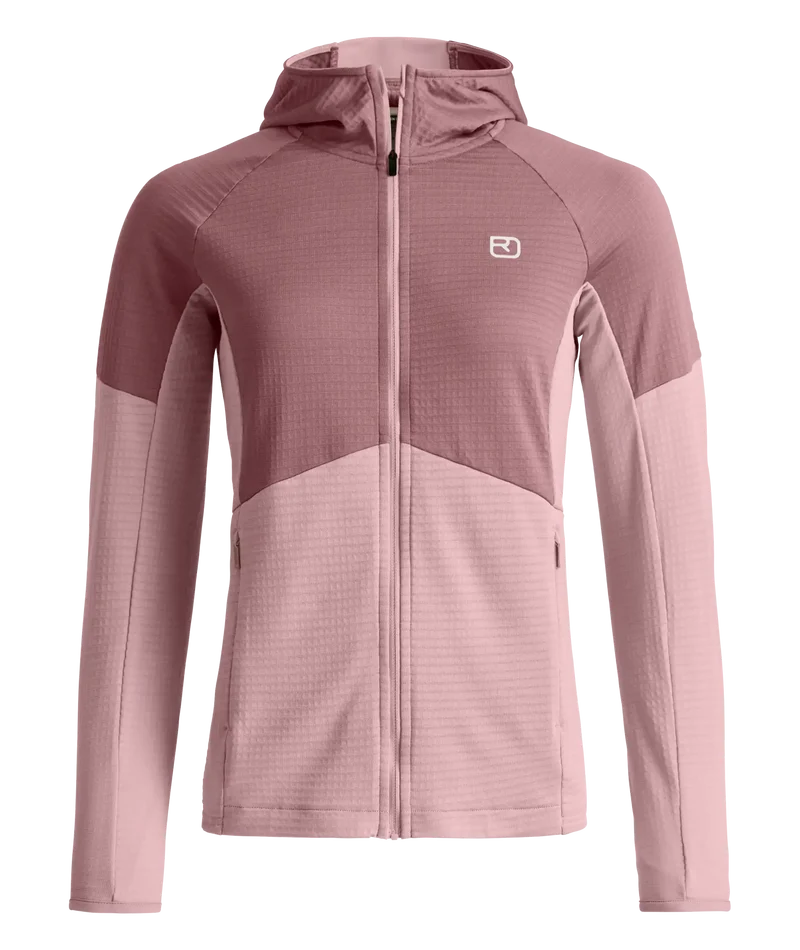 FLEECE LIGHT GRID HOODY W