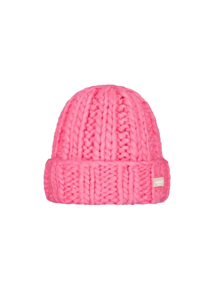 BARTS Hermitta Beanie – Große Damen Strickmütze Pink