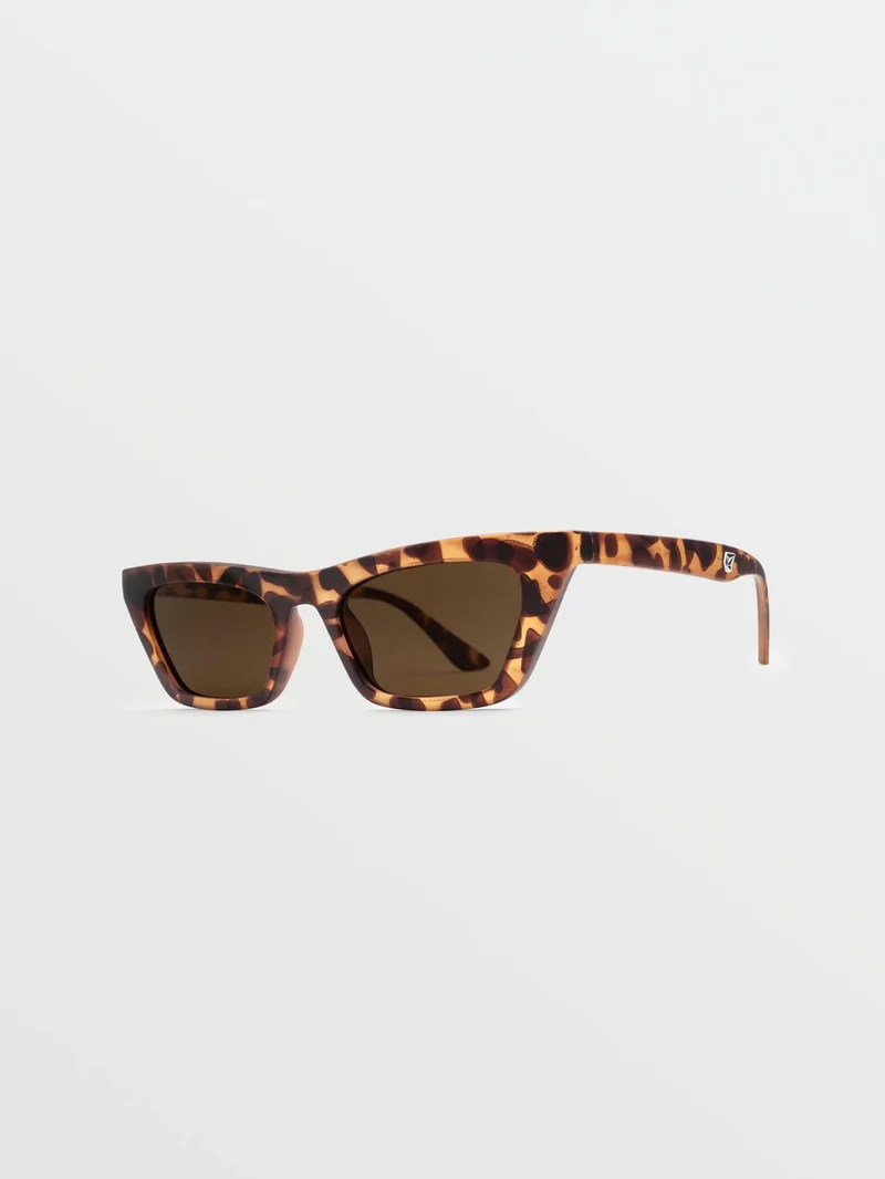 Peace Punk Matte Tort Sonnenbrille (Bronze Lens) - MARTINI OLIVE