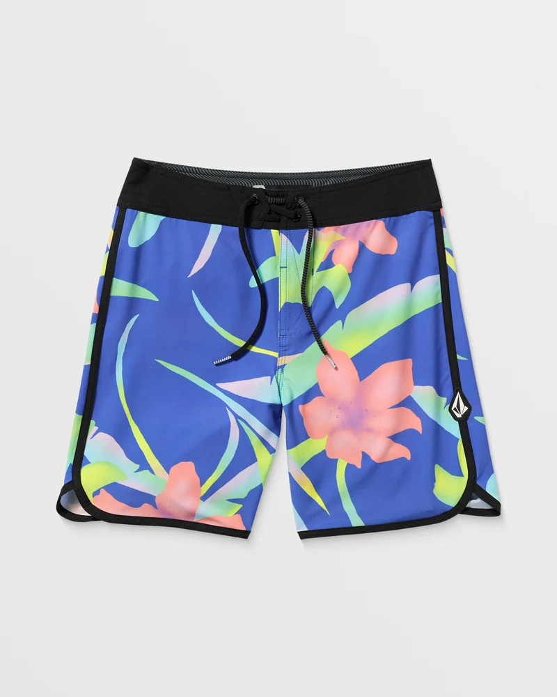 Mod Infuse Scallop Boardshorts - ELECTRIC BLUE - (KINDER)