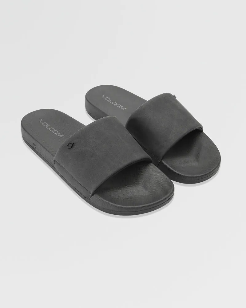 Volcation Slide Sandalen - BLACK OUT