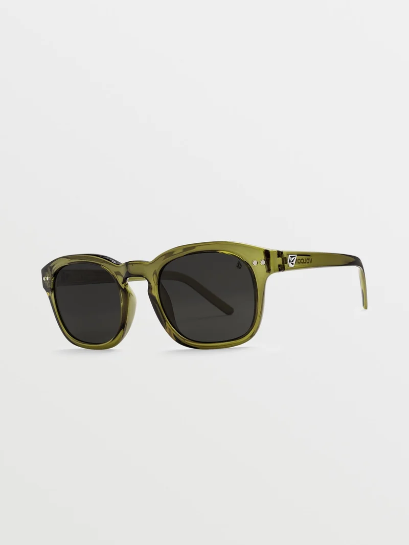 Earth Tripper Green Sonnenbrille (Gray Polar Lens) - GREEN