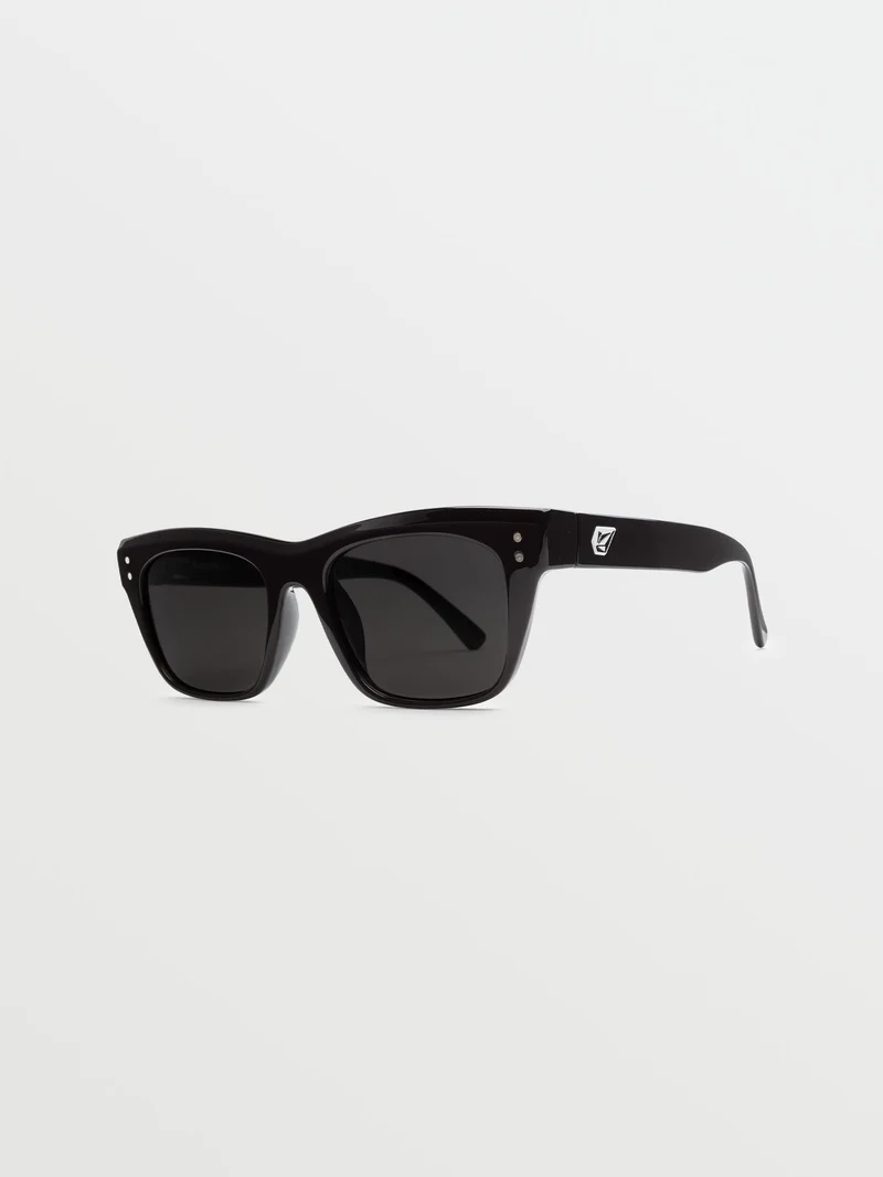 Stoneview Gloss Black Sonnenbrille (Gray Lens) - BLACK
