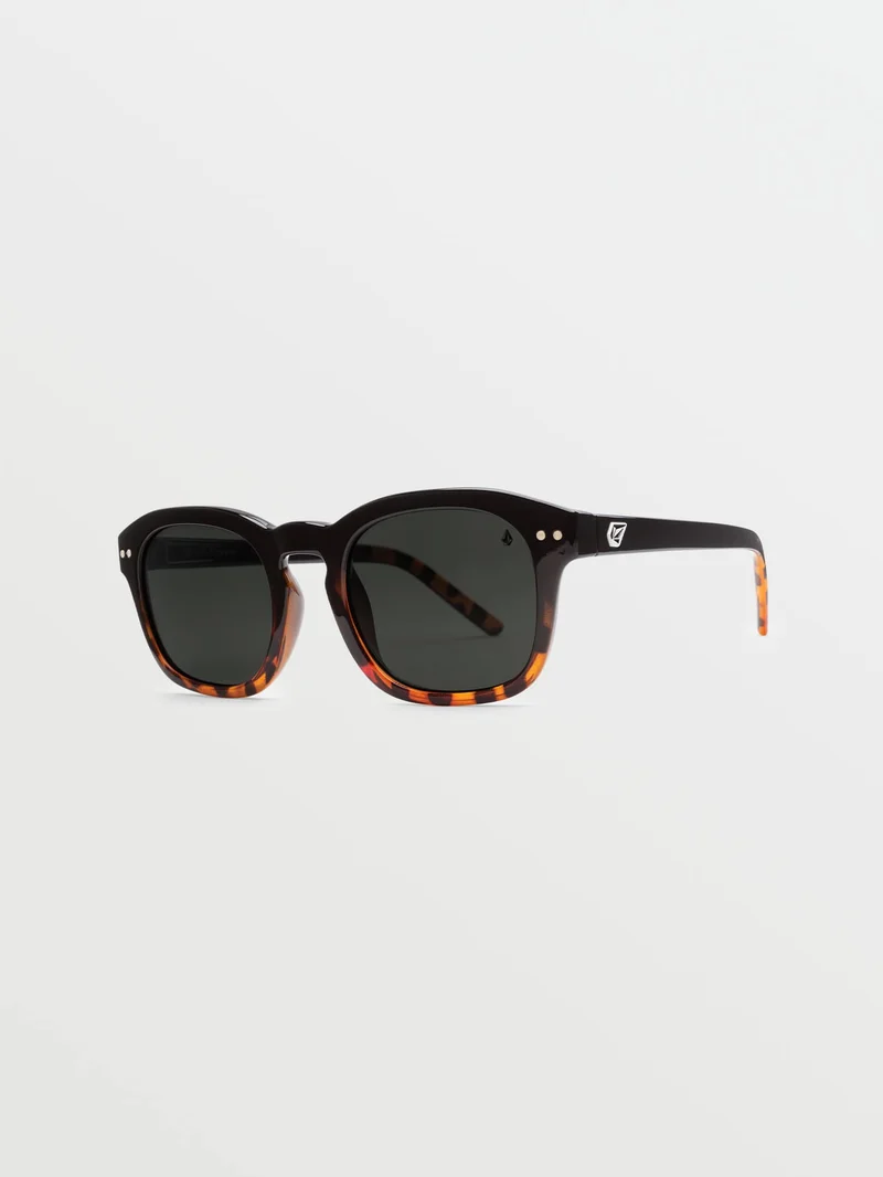 Earth Tripper Gloss Darkside Sonnenbrille (Gray Polar Lens) - DEAD ROSE