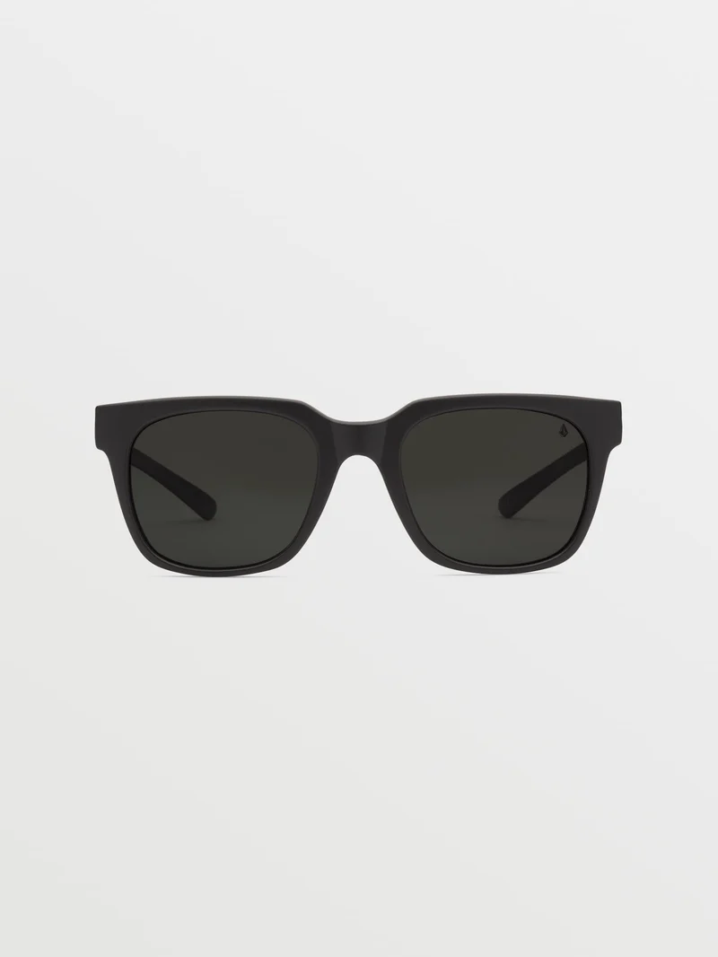 Morph Matte Black Sonnenbrille (Gray Polar Lens) - BLACK