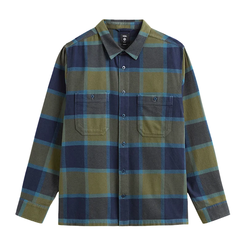 M Larkspur Plaid Flannel