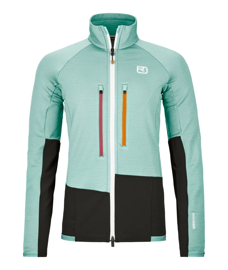 ORTOVOX FLEECE RIB JACKET W - Technische Kletter-Fleecejacke