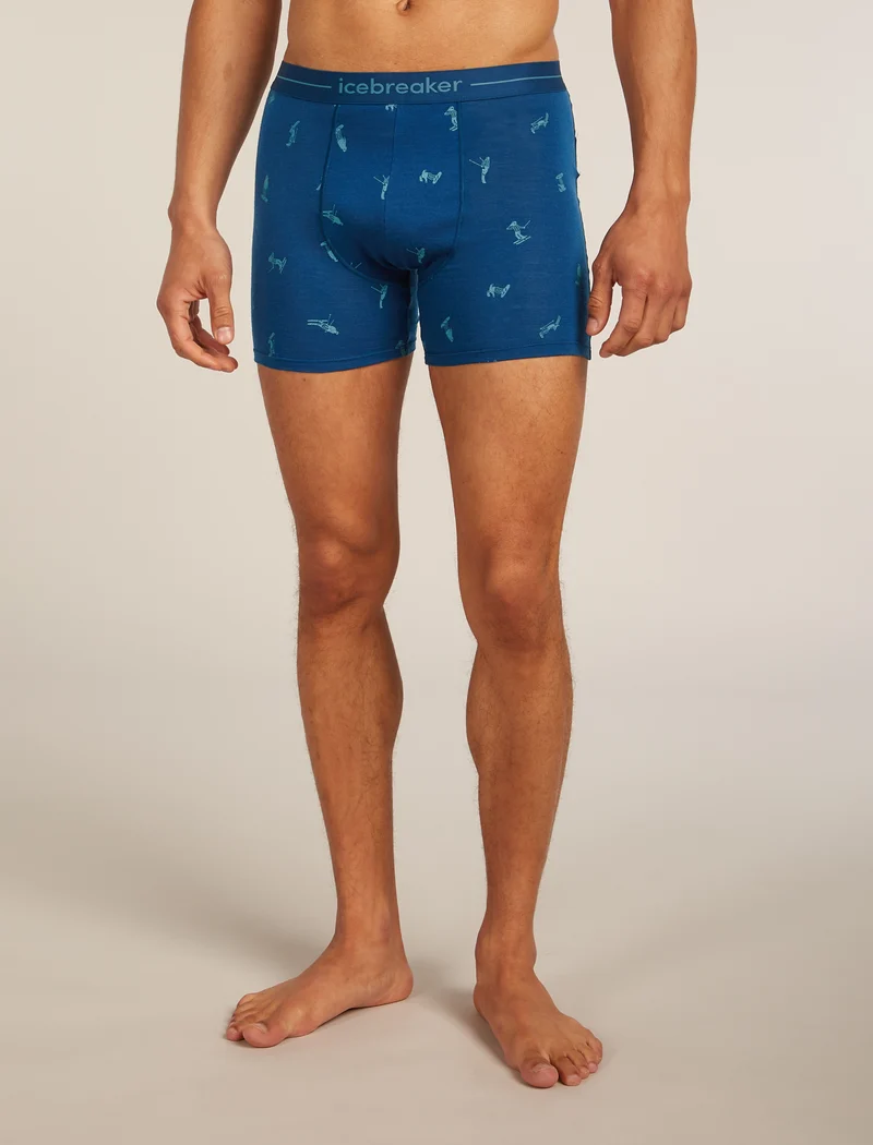 ICEBREAKER Men Merino 150 Anatomica Boxers Snow Day