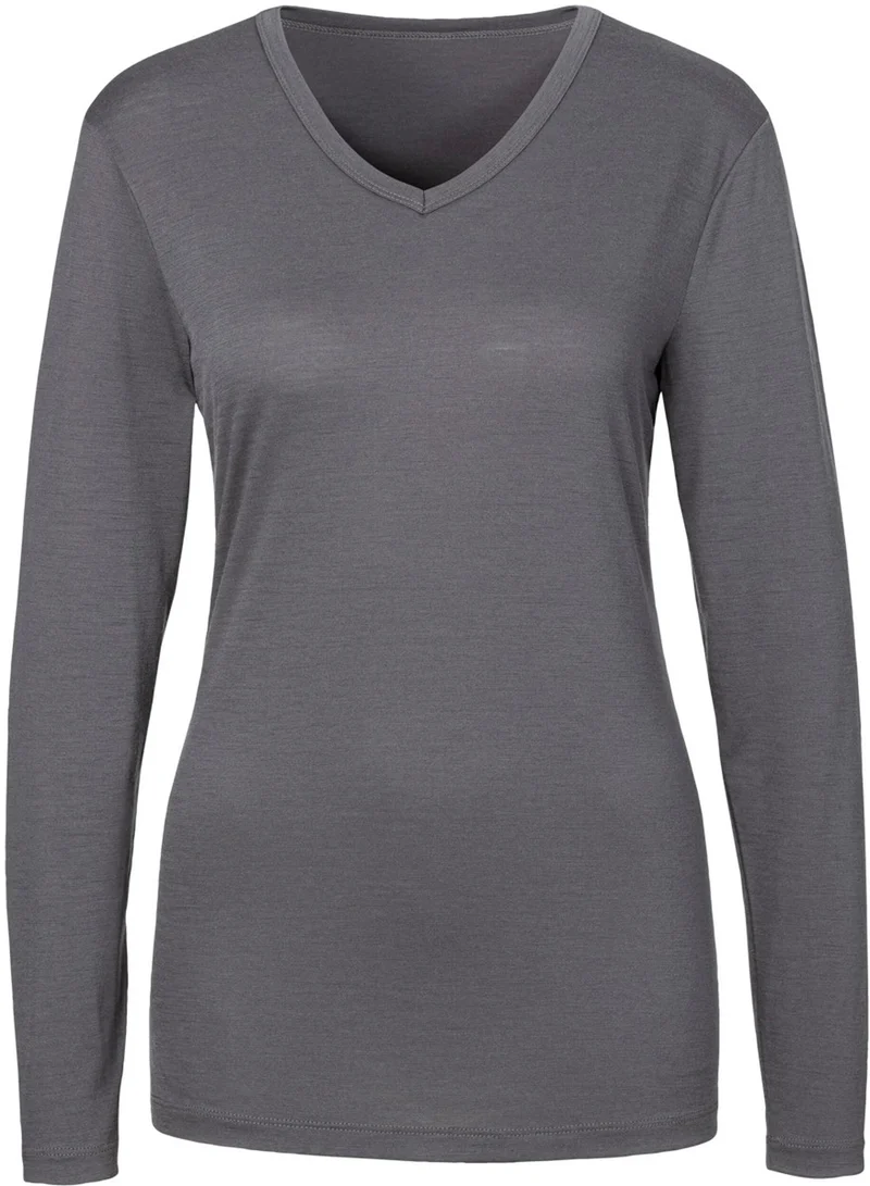 MCKINLEY Da.-Langarmshirt Creston LS W Merinowolle
