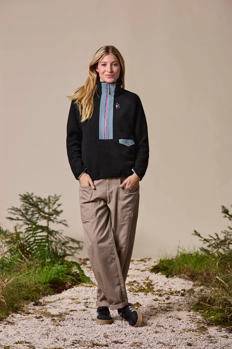 MALOJA LochbergM Fleecejacke mit Halfzip & hohem Kragen