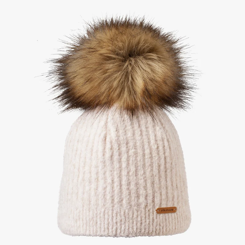 Starling Lisa Faux Fur Pom Beanie