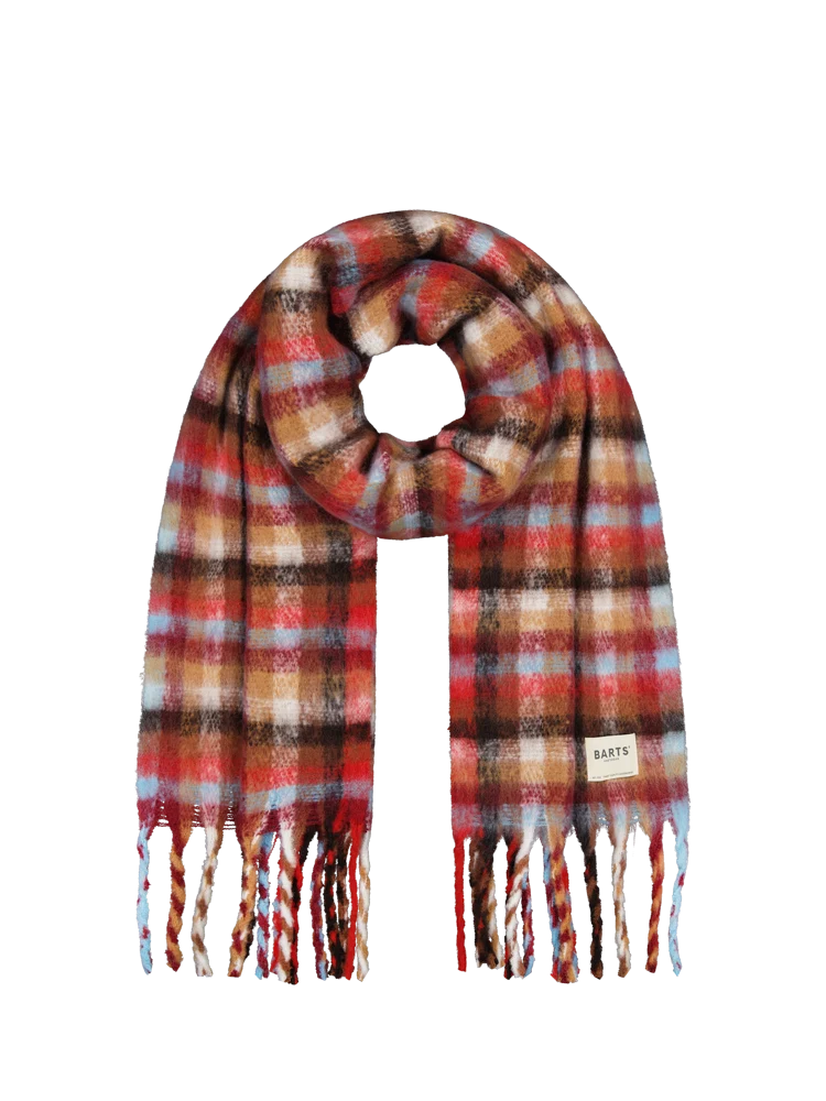 BARTS Plaity Scarf Damen Schal kariert 200x42 cm