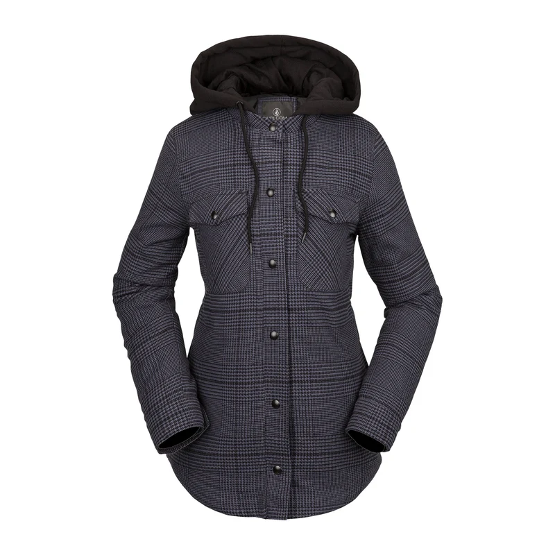 Hooded Flannel Jacket