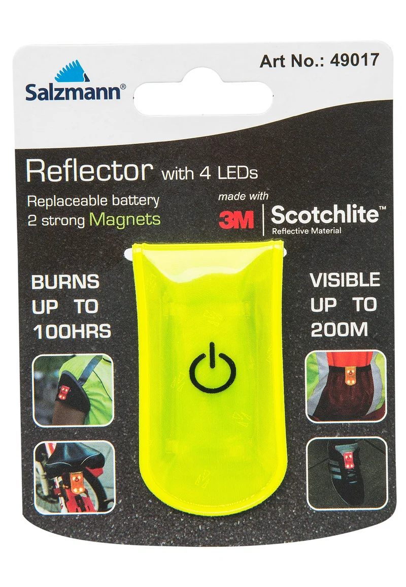 ENDURANCE Magnetischer Reflektor mit 4 LEDs
