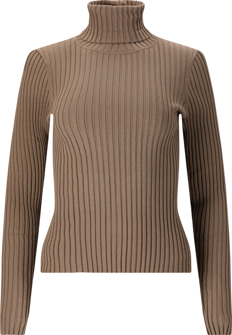 Athlecia Jelina Gerippter Rollkragenpullover Damen