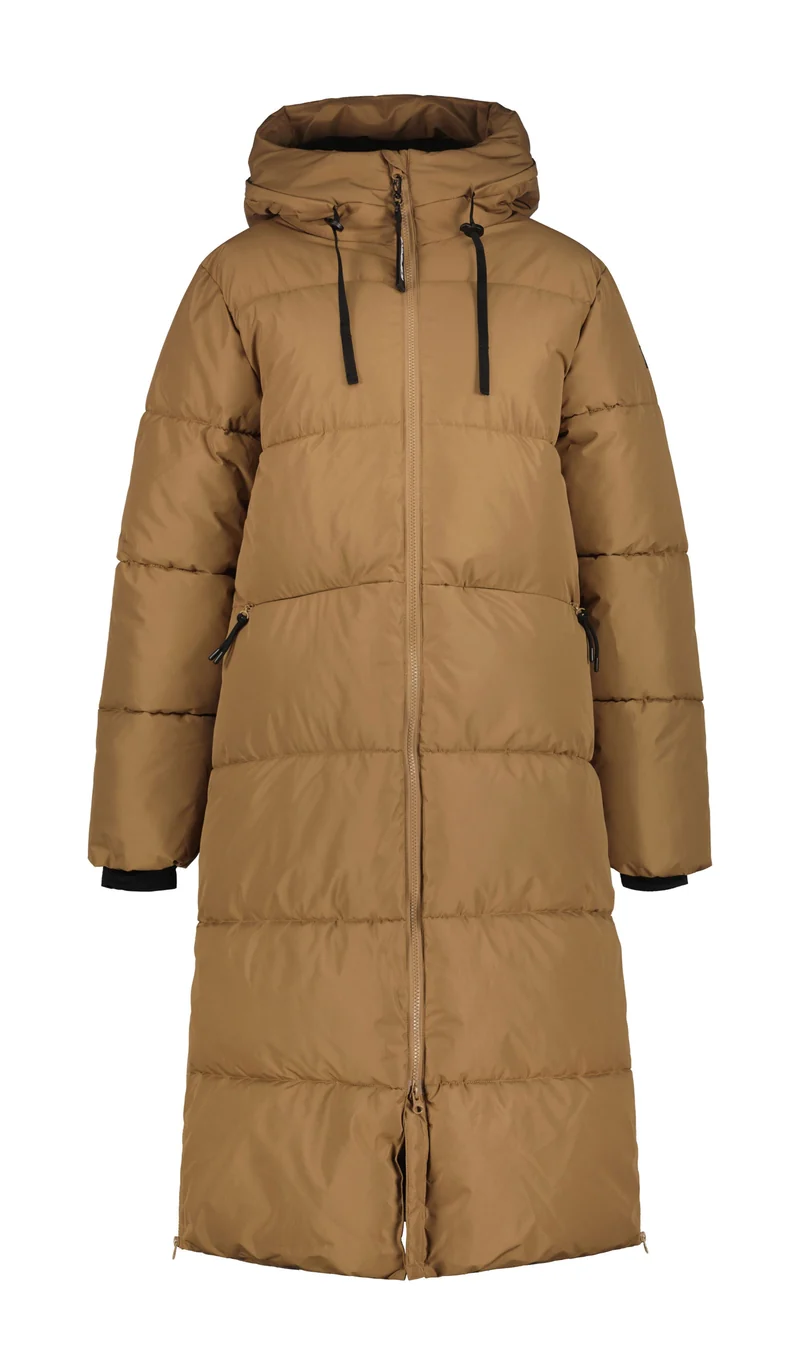 ICEPEAK Damen Mantel Daunenoptik mit Kapuze