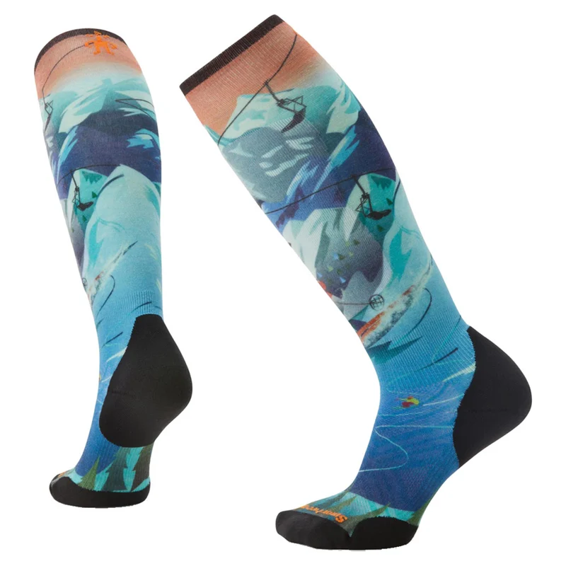 Smartwool Ski Targeted Cushion Lift Bunny Print OTC Women's Sock