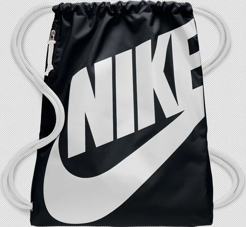 NIKE Heritage Sportbeutel mit Kordelzug & Reißverschluss