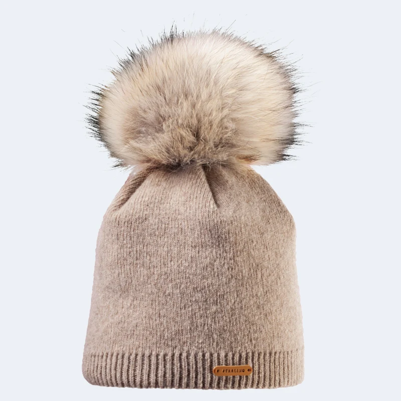 Starling Clarisse Faux Fur Pom Beanie