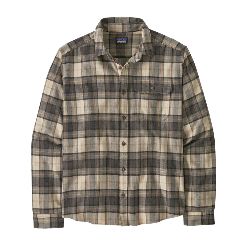PATAGONIA M´s L/S LW Fjord Flannel Hemd aus Baumwolle