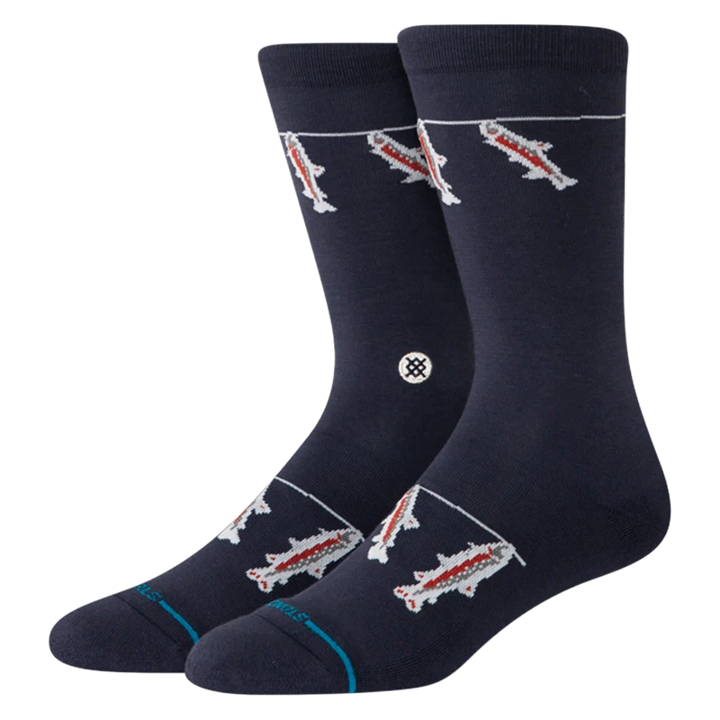 Gone Fishin Crew Sock