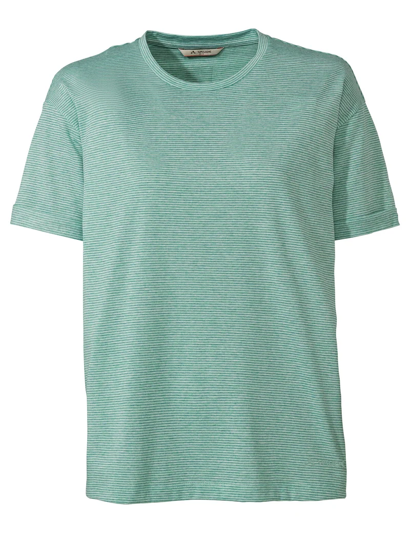 VAUDE Women's Mineo Gestreiftes T-Shirt Nachhaltig