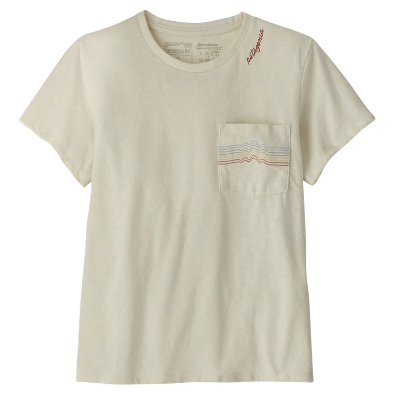 Patagonia Ridge Rise Stripe Pocket Women's Responsibili-Tee