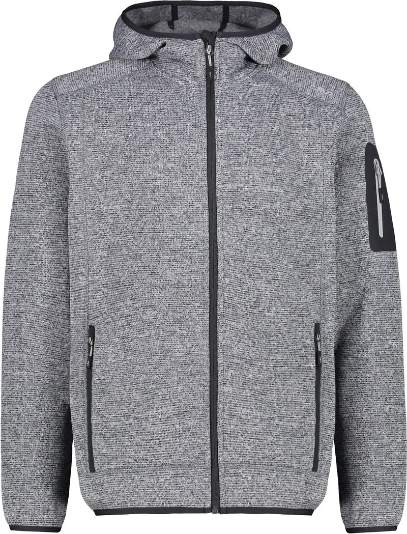 CMP MAN JACKET FIX HOOD – Funktionale Herren Fleecejacke